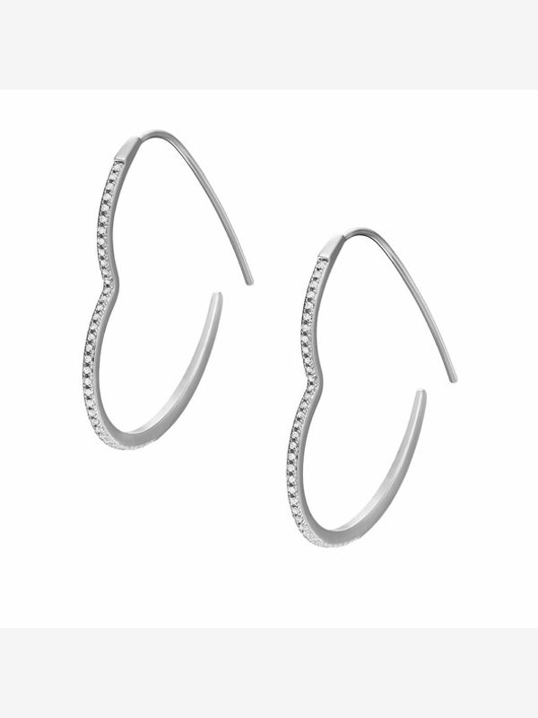 Fossil Fossil Обици Srebaren