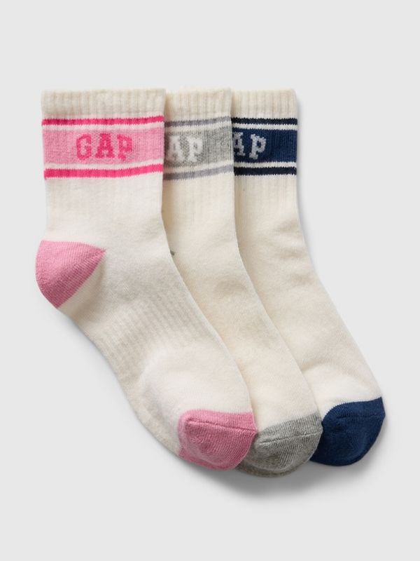 GAP GAP 3 чифта детски чорапи Byal