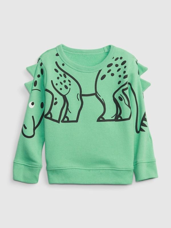 GAP GAP 3D Dino Суитшърт детски Zelen