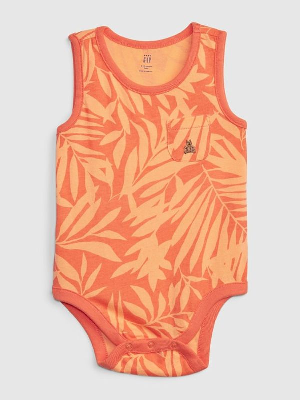 GAP GAP Боди детско Oranzhev