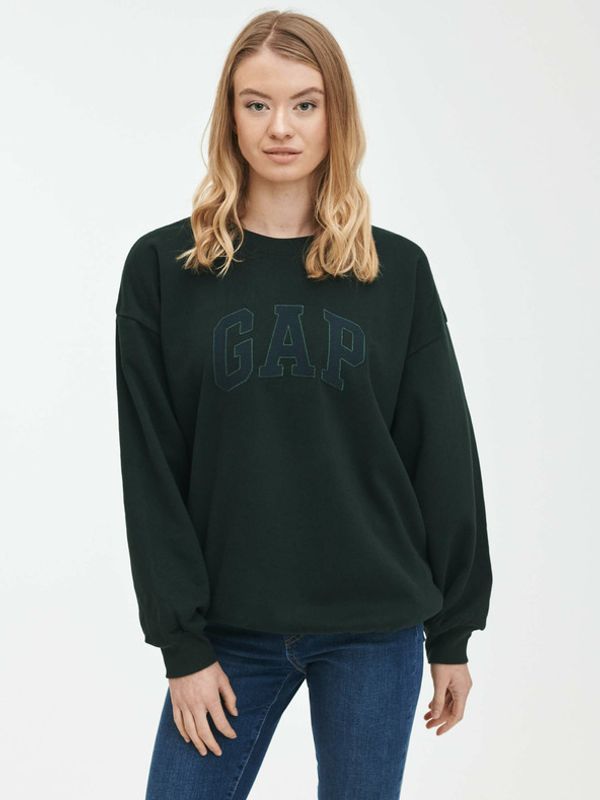 GAP GAP Easy Tunic Sweatshirt Zelen