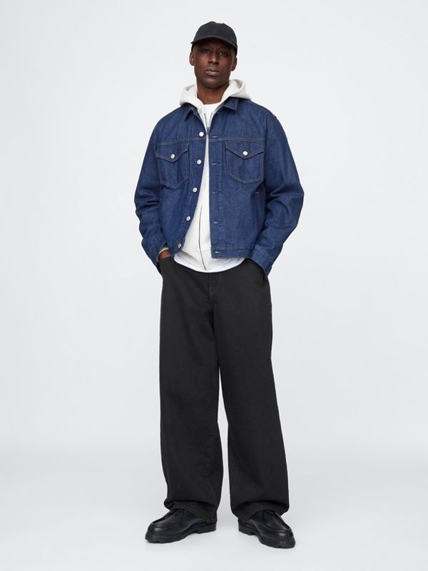 GAP GAP Extra Baggy Jeans Cheren