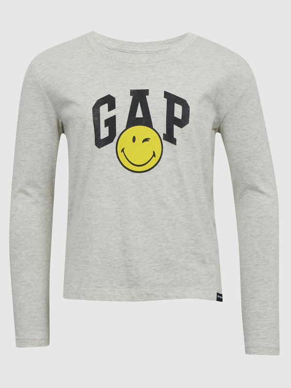 GAP GAP Gap & Smiley® Тениска детски Siv