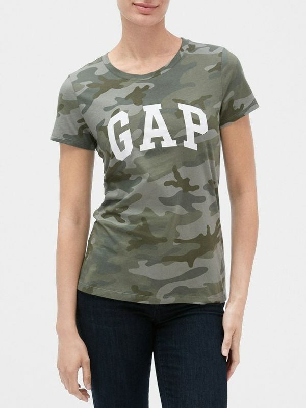 GAP GAP Logo ss clsc tee T-shirt Zelen