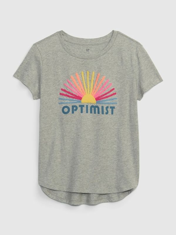 GAP GAP Optimist Тениска детски Siv