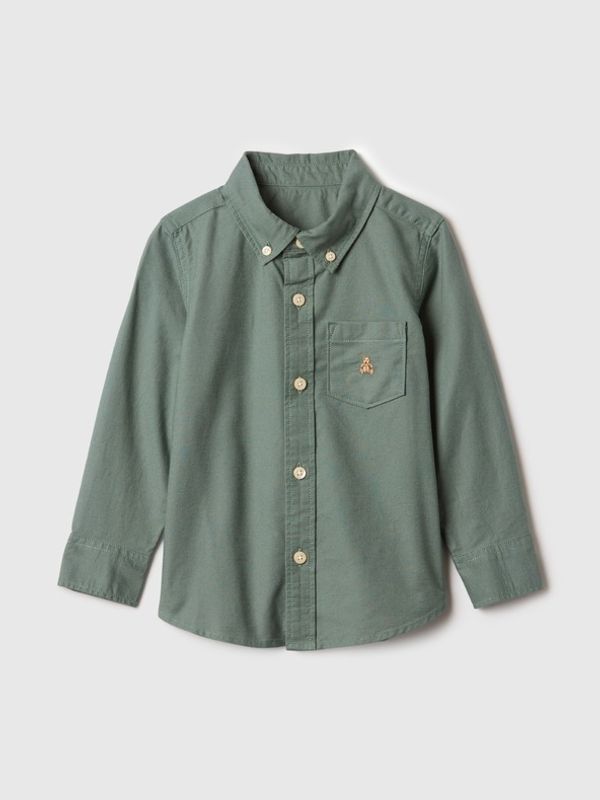 GAP GAP Oxford Риза Zelen