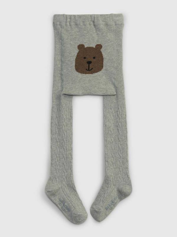 GAP GAP Punčochové панталон детски Siv