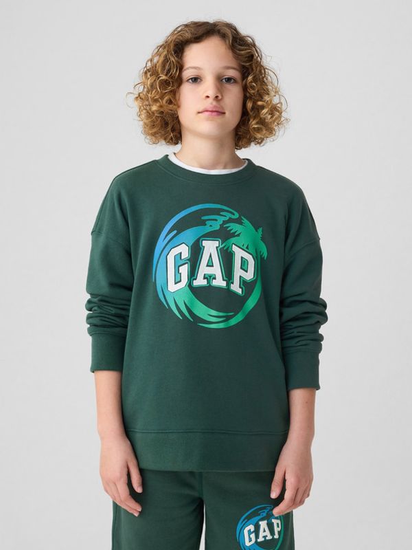 GAP GAP Суитшърт детски Zelen