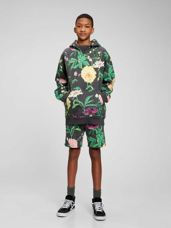 GAP GAP Teen Суитшърт детски Zelen Siv