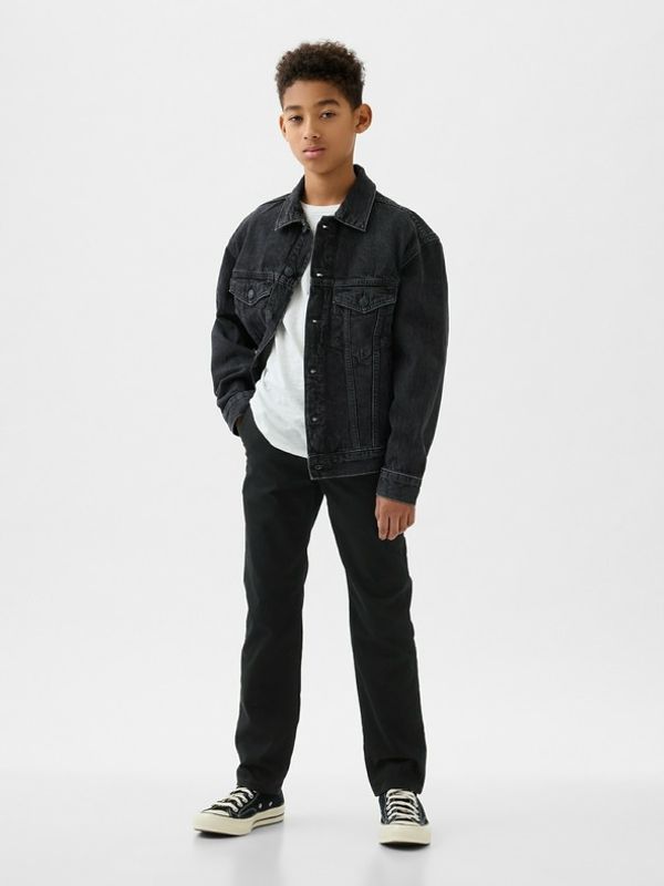 GAP GAP Uniform Lived-In Khakis Панталон детски Cheren