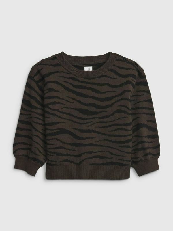GAP GAP Zebra Пуловер детски Kafyav