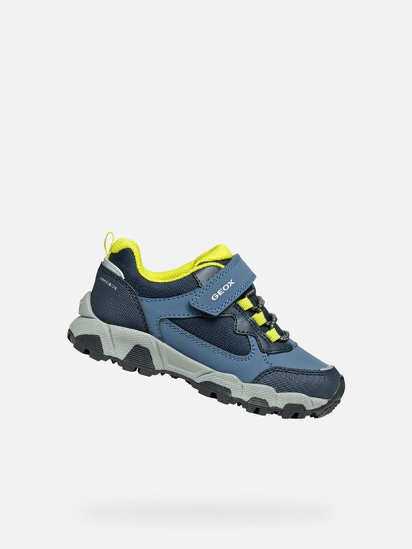 Geox Geox Magnetar Boy B ABX Спортни обувки детски Sin