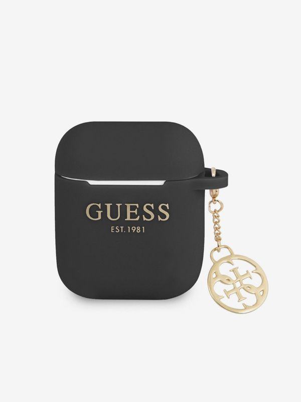Guess Guess 4G Charm AirPods 1/2 Black Калъф Lilav