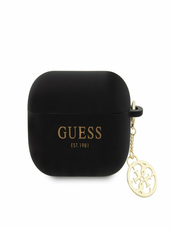 Guess Guess 4G Charm Silikonové AirPods Pro 2 Black Калъф Lilav