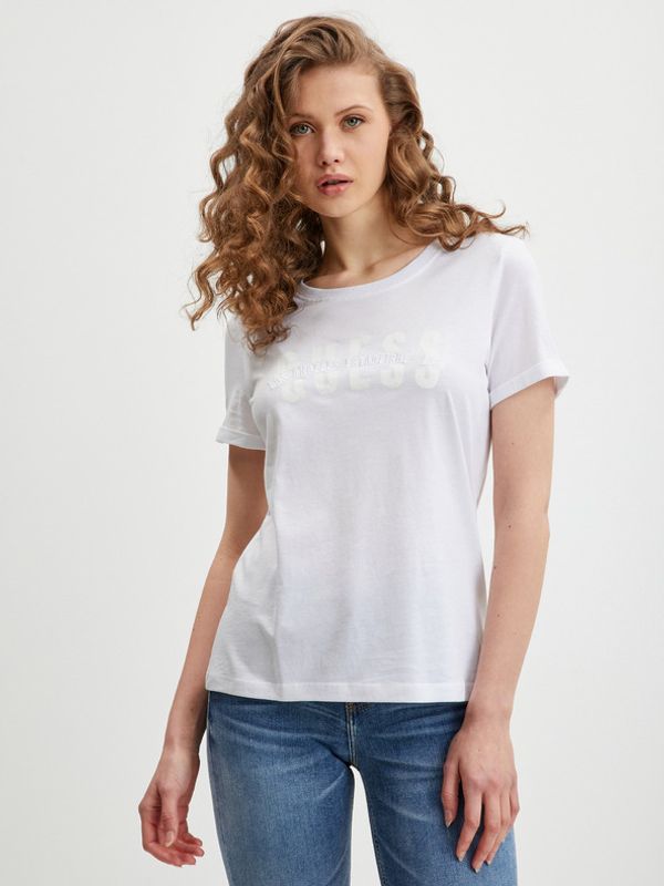 Guess Guess Agata T-shirt Byal