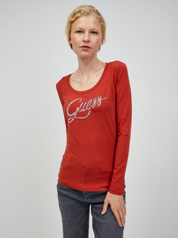 Guess Guess Bryanna T-shirt Oranzhev