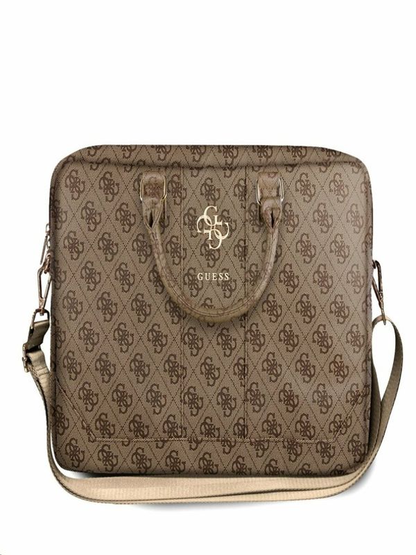 Guess Guess PU 4G Metal Logo Taška na Notebook 15/16 Brown" Калъф за телефон Lilav