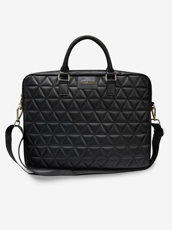 Guess Guess Quilted Notebook 15 Black" Чанта Lilav
