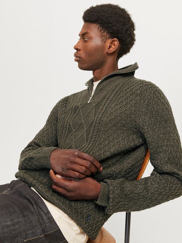 Jack & Jones Jack & Jones Blunorth Пуловер Zelen