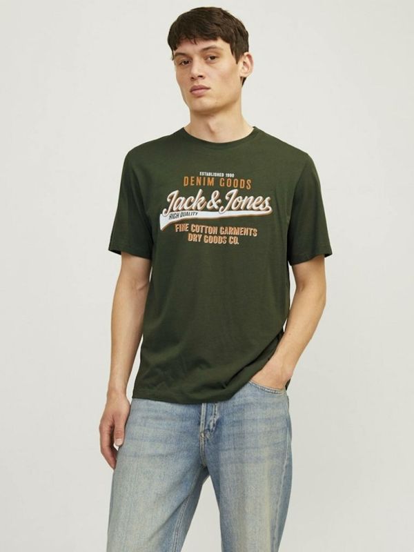 Jack & Jones Jack & Jones Logo T-shirt Zelen