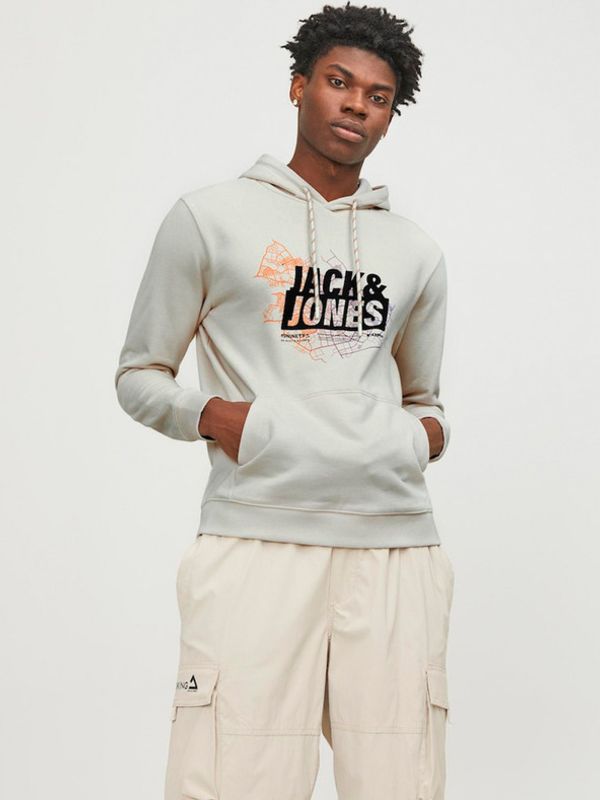 Jack & Jones Jack & Jones Map Sweatshirt Byal