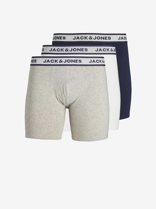 Jack & Jones Jack & Jones Solid Боксерки 3 броя Siv