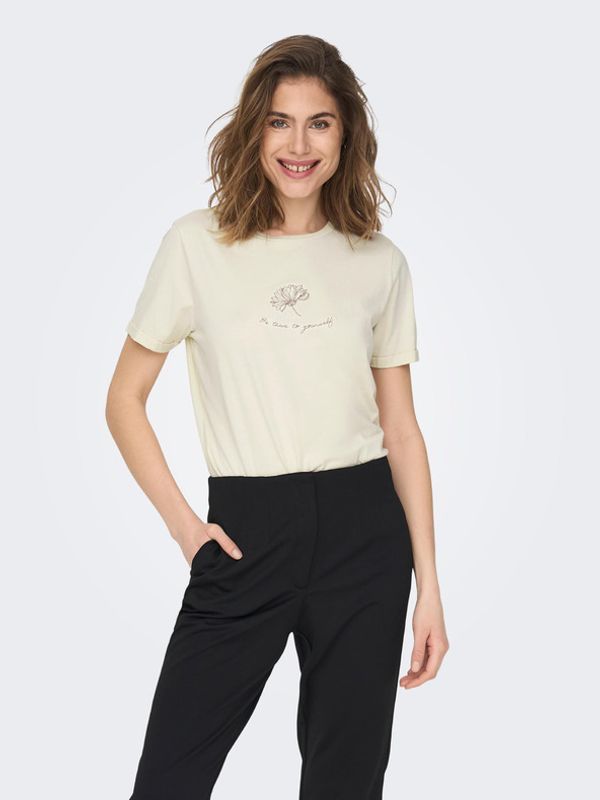 Jacqueline de Yong Jacqueline de Yong Amy T-shirt Byal