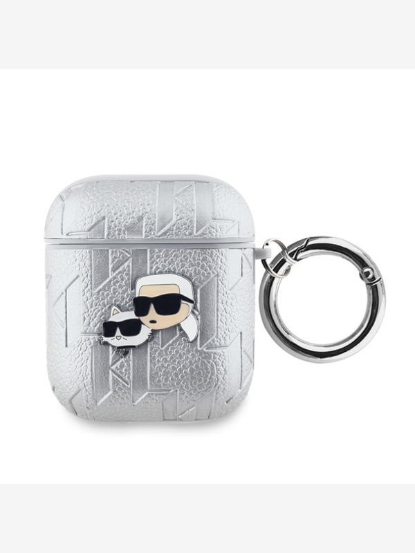 Karl Lagerfeld Karl Lagerfeld AirPods 1/2 Калъф Srebaren