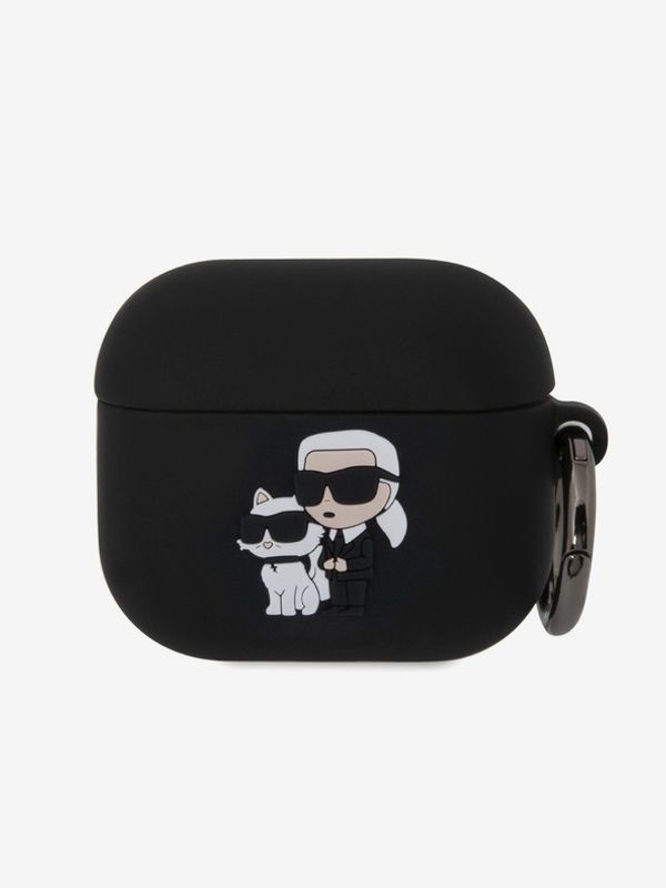 Karl Lagerfeld Karl Lagerfeld AirPods 3 Black Калъф Cheren