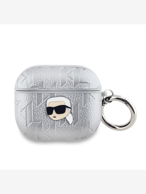 Karl Lagerfeld Karl Lagerfeld AirPods 3 Silver Калъф Srebaren