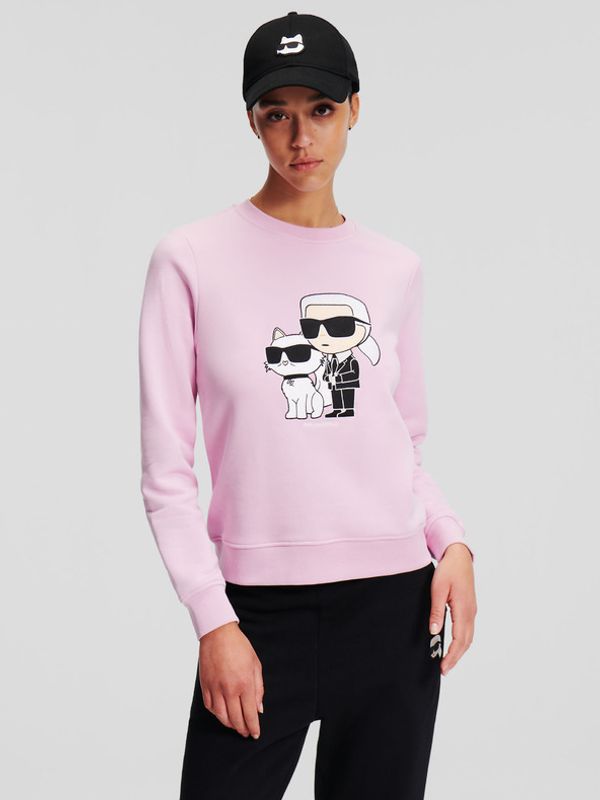 Karl Lagerfeld Karl Lagerfeld Ikonik 2.0 Sweatshirt Rozov