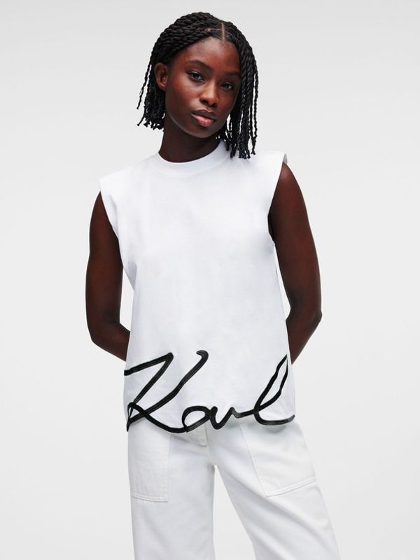 Karl Lagerfeld Karl Lagerfeld Karl Signature Потник Byal