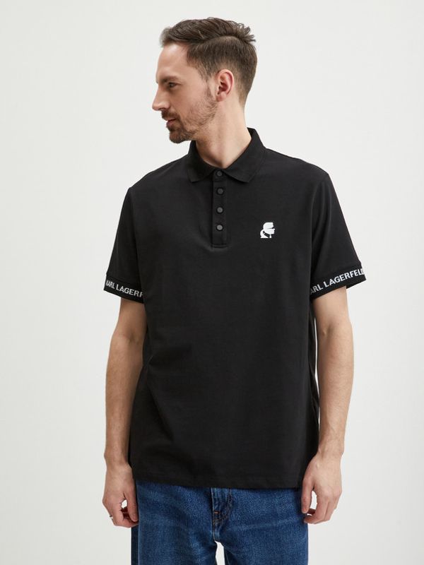 Karl Lagerfeld Karl Lagerfeld Polo T-shirt Cheren