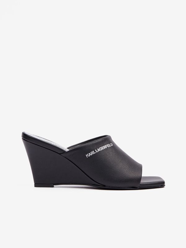 Karl Lagerfeld Karl Lagerfeld Rialto Open Toe Mule Пантофи Cheren