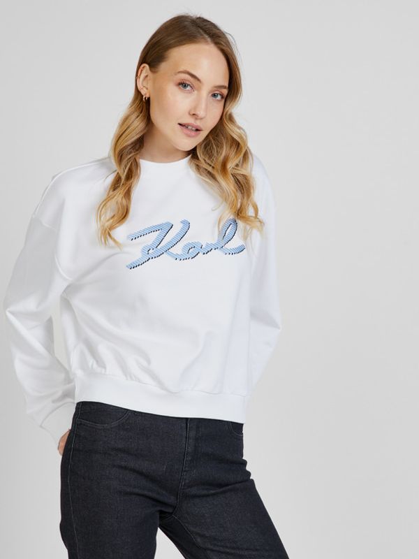 Karl Lagerfeld Karl Lagerfeld Sweatshirt Byal