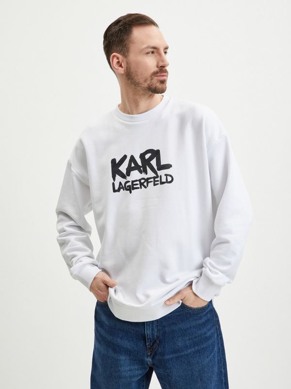 Karl Lagerfeld Karl Lagerfeld Sweatshirt Byal