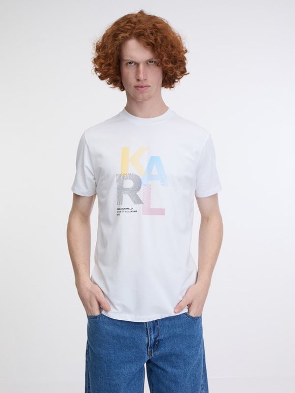 Karl Lagerfeld Karl Lagerfeld T-shirt Byal