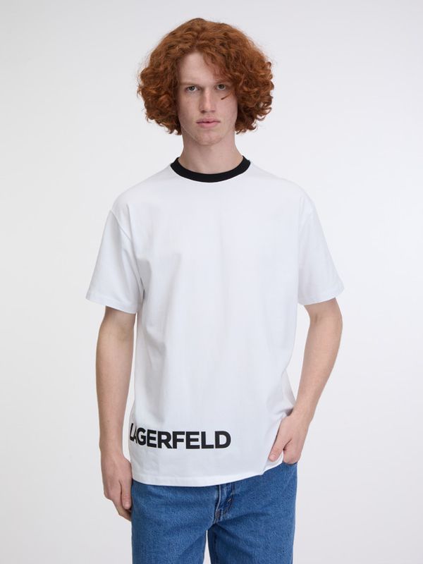 Karl Lagerfeld Karl Lagerfeld T-shirt Byal
