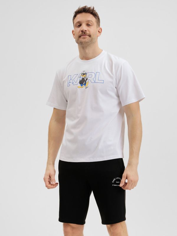 Karl Lagerfeld Karl Lagerfeld T-shirt Byal