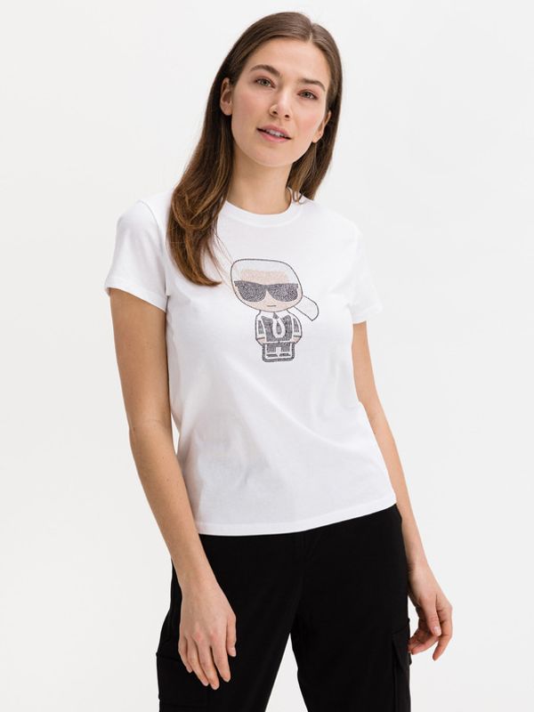 Karl Lagerfeld Karl Lagerfeld T-shirt Byal