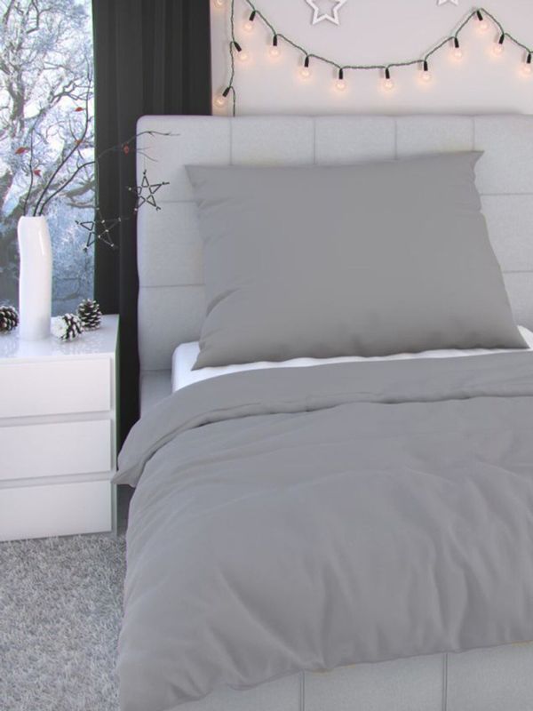 Kvalitex Kvalitex 140x200, 70x90cm Спално бельо Siv