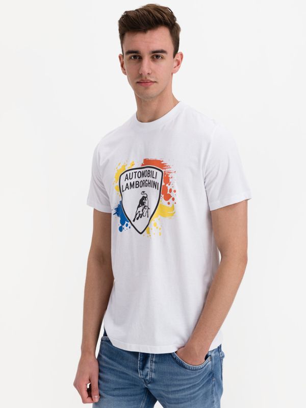 Lamborghini Lamborghini T-shirt Byal