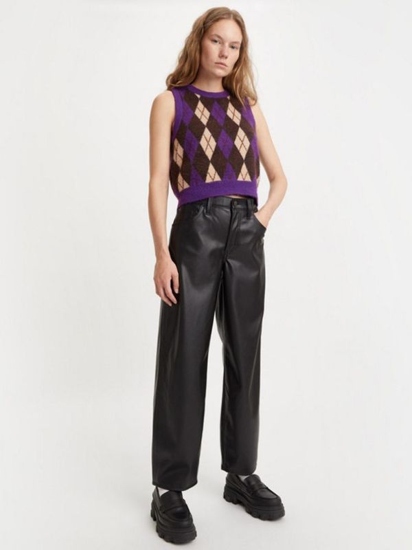 Levi's® Levi's® Levi's® FX Leather Baggy Dad Панталон Cheren