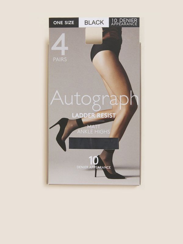 Marks & Spencer Marks & Spencer 10 DEN Чорапи 4 чифта Cheren