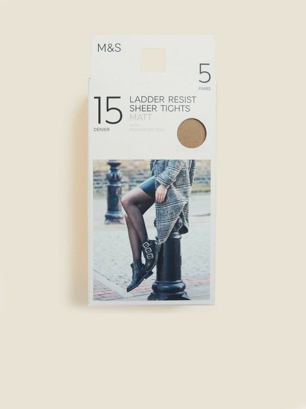 Marks & Spencer Marks & Spencer Чорапи 5 чифта Bezhov