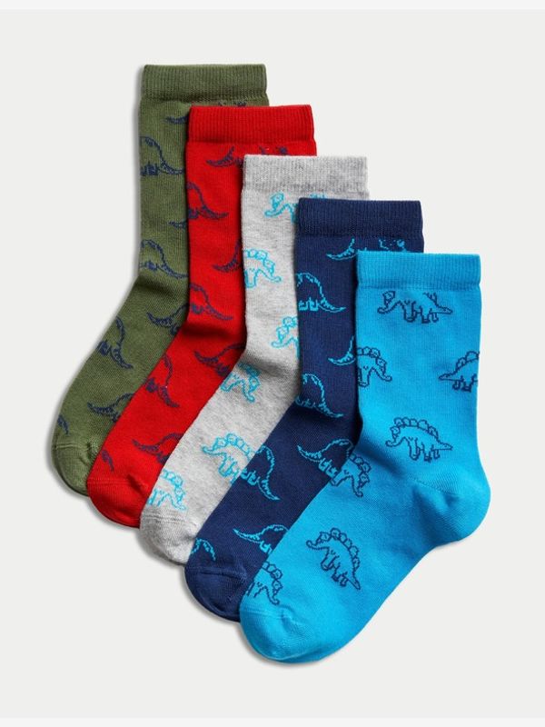 Marks & Spencer Marks & Spencer Чорапи 5 чифта детски Siv