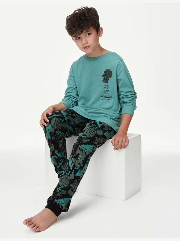 Marks & Spencer Marks & Spencer Детски пижами Zelen