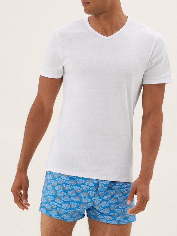 Marks & Spencer Marks & Spencer Тениска 3 бр Byal