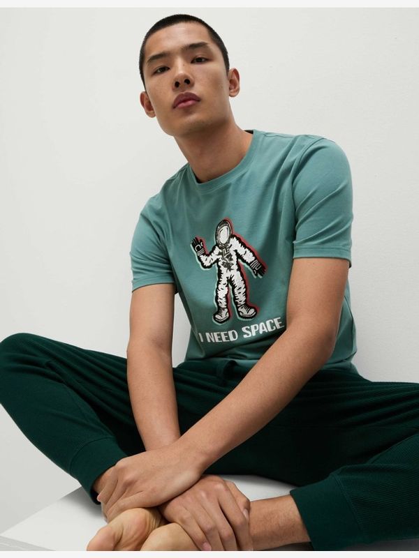 Marks & Spencer Marks & Spencer Тениска за спане Zelen