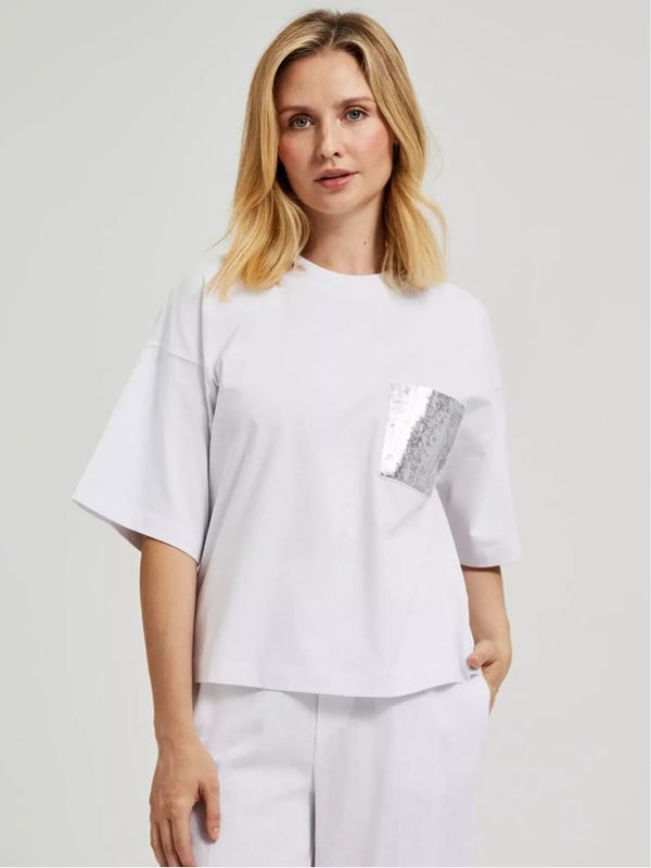 Moodo Moodo T-shirt Byal